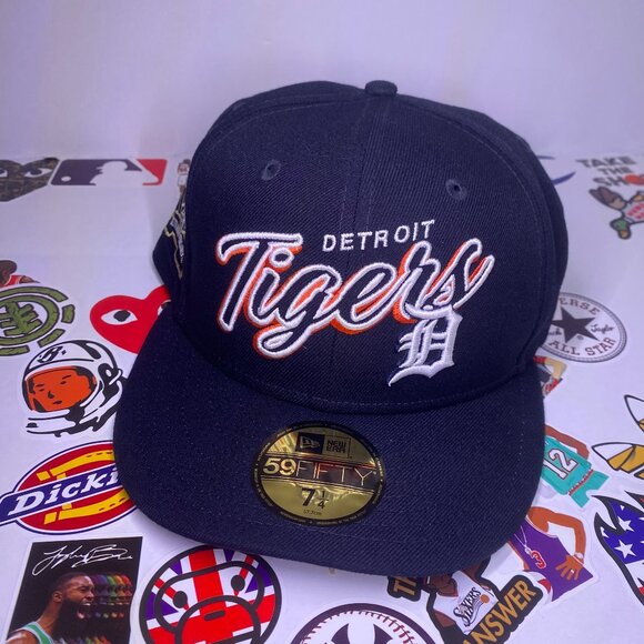 New Era Detroit Tigers 1968 World Series Champions Patch 59FIFTY Fitted Hat - Picture 1 of 12
